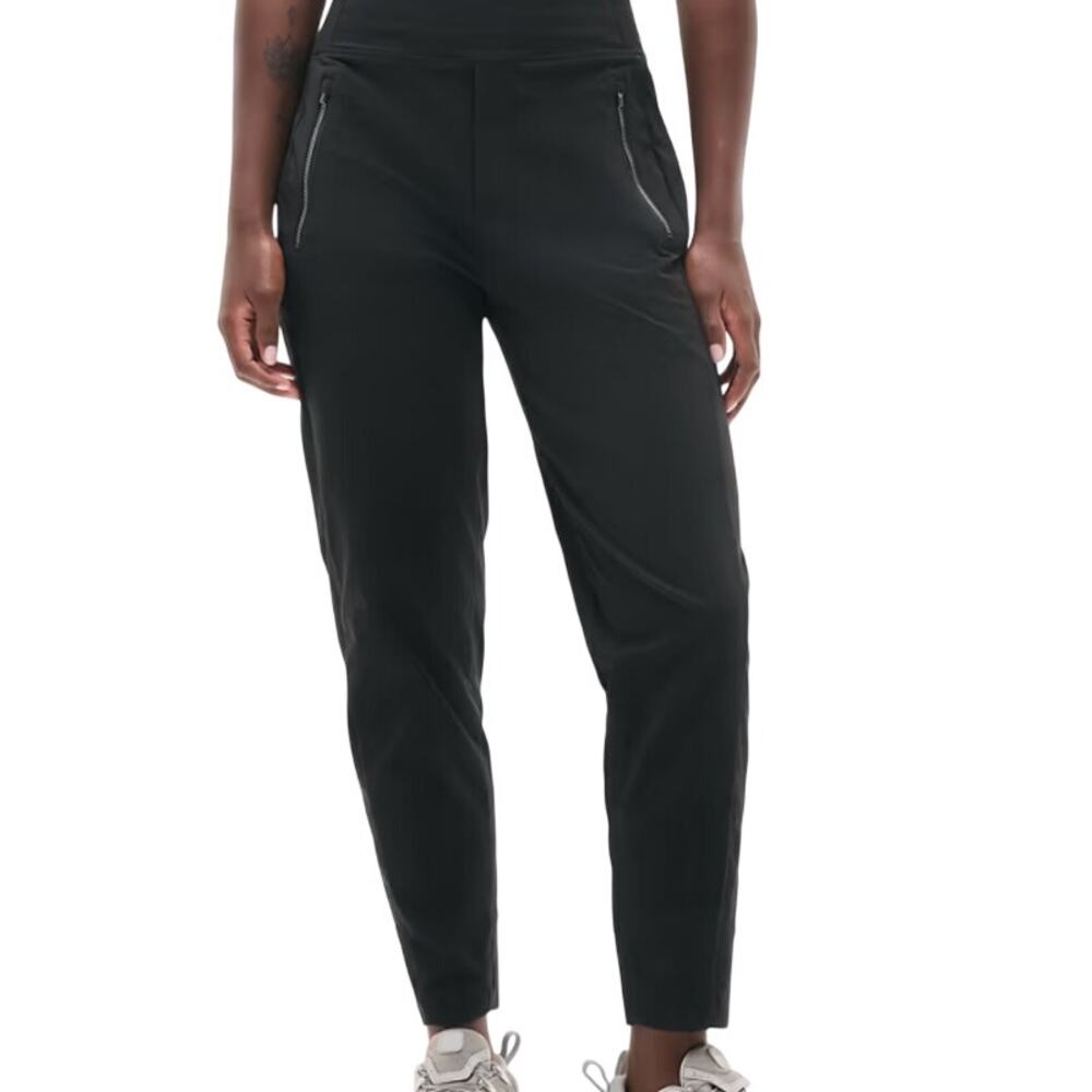 Athleta Black Trekkie North High Rise Athleisure Casual Sporty Outdoor Joggers